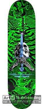 7-Ply Skull & Sword - Green