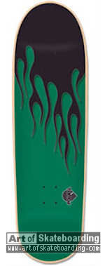 Classic K-10 series - Hot Rod Flames (green)