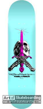 Pastel Skull & Sword (SAS) - Blue