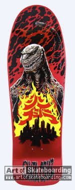 Godzilla vs Santa Cruz - Shin Knox Firepit