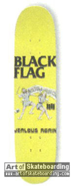 Black Flag - Jealous Again (wood)