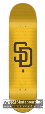 Plan B x San Diego Padres - Reppin (yellow)