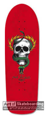 Skull and Snake (Red)