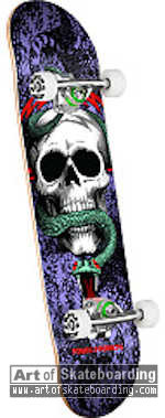 One Off - Skull & Snake Black/Purple (Factory Complete)