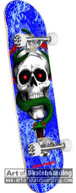 One Off - Skull & Snake Blue (Factory Complete)