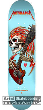 Powell Peralta x Metallica - Flight Light Blue