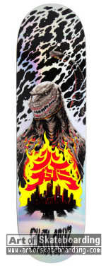 Godzilla vs Santa Cruz - Shin Knox Firepit LTD