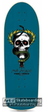 Skull and Snake (teal)