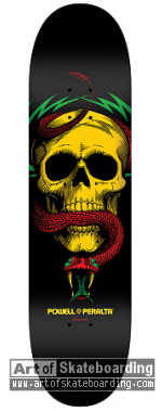 Blacklight Rasta - Skull and Snake