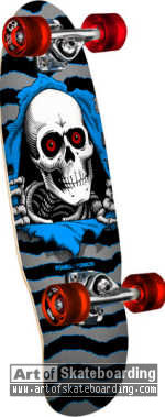 Micro Mini Classic Cruiser - Ripper Silver/Blue (Factory Complete)