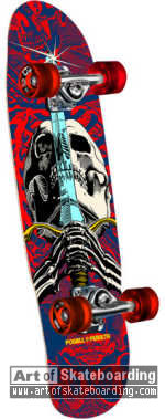 Mini Classic Cruiser - Sword and Skull Navy/Red (Factory Complete)