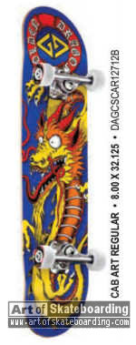 Golden Dragon - Cab Art