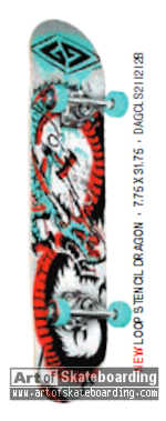 Golden Dragon - Loop Stencil Dragon