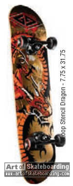 Golden Dragon - Loop Stencil Dragon