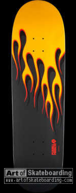 Hot Rod Flames 16 Yellow