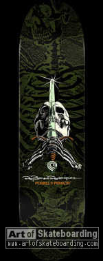 Street/Park Sword & Skull - Green