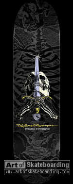 Street/Park Sword & Skull - Grey Black