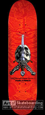 Street/Park Sword & Skull - Red