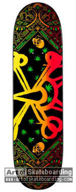 Vato Rat Bandana - Weed / Red