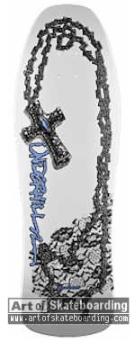 Chain and Cross (white)