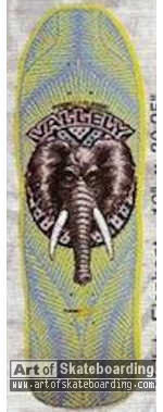 Elephant (lime green/blue)