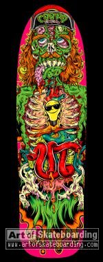 DH x seedleSs x LIT Skateboards - CORPO CRUZER