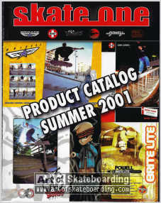 SkateOne Product Catalog summer 2001